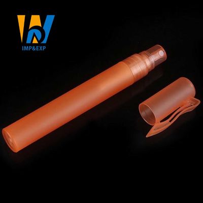 10 ml New Arrival wiele kolorów Atomizer Plastikowa butelka na perfumy Perfumy w sprayu z klipsem Cap